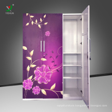 different color steel painting almirah designs with price